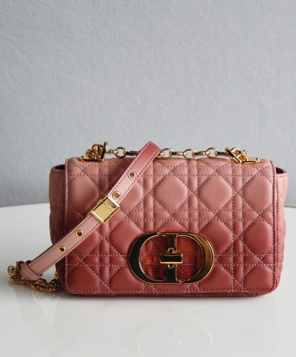 Christian Dior Small Dior Caro Bag Pink